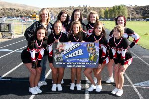 Kemmerer Wyoming High School Cheerleaders 09/07/2012
