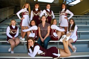 Laramie Wyoming High School Cheerleaders Promo Photoshoot 09/27/2009