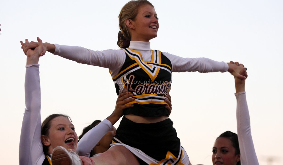 Laramie Wyoming High School Cheerleaders 09/17/2010