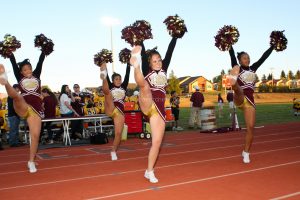 Laramie Wyoming High School Cheerleaders 09/14/2012