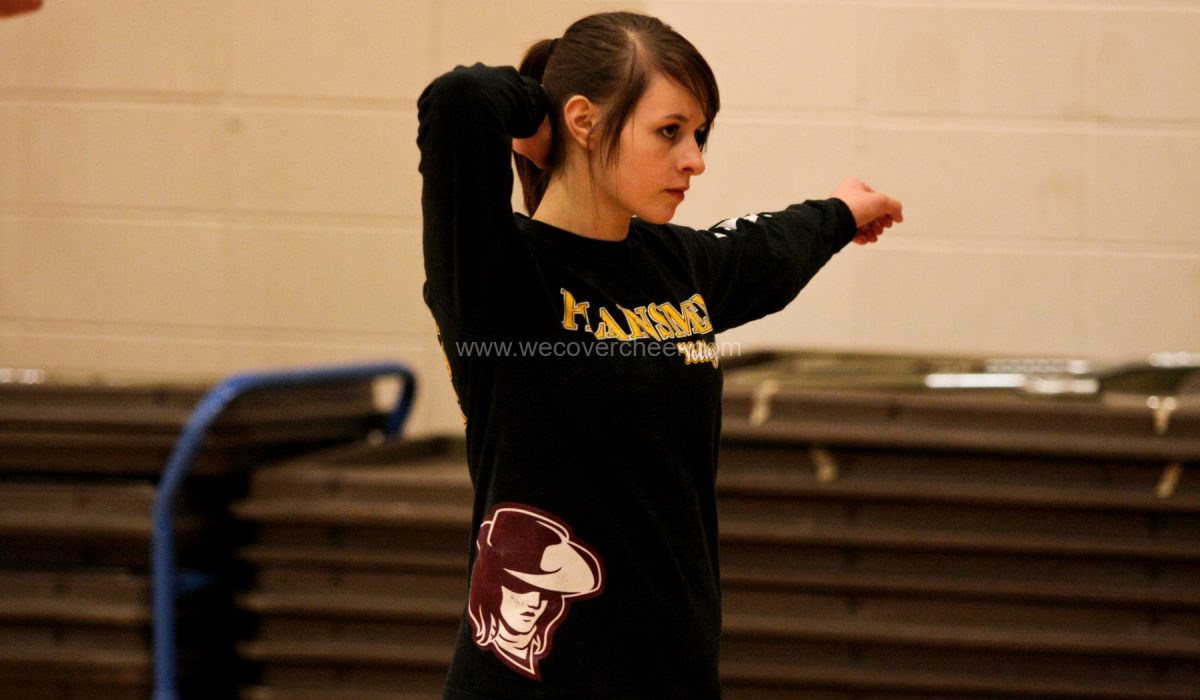 Laramie Wyoming High School Cheerleader Tryouts 04/26/2011