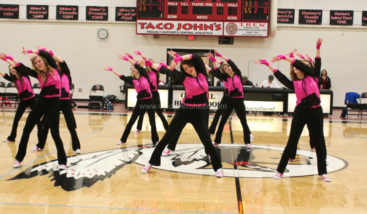 Cheyenne Central Wyoming High School Dance Team 01/25/2013