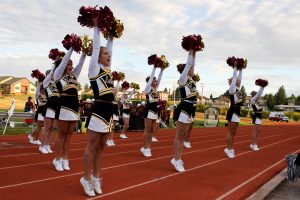 Laramie Wyoming High School Cheerleaders 08/26/2011